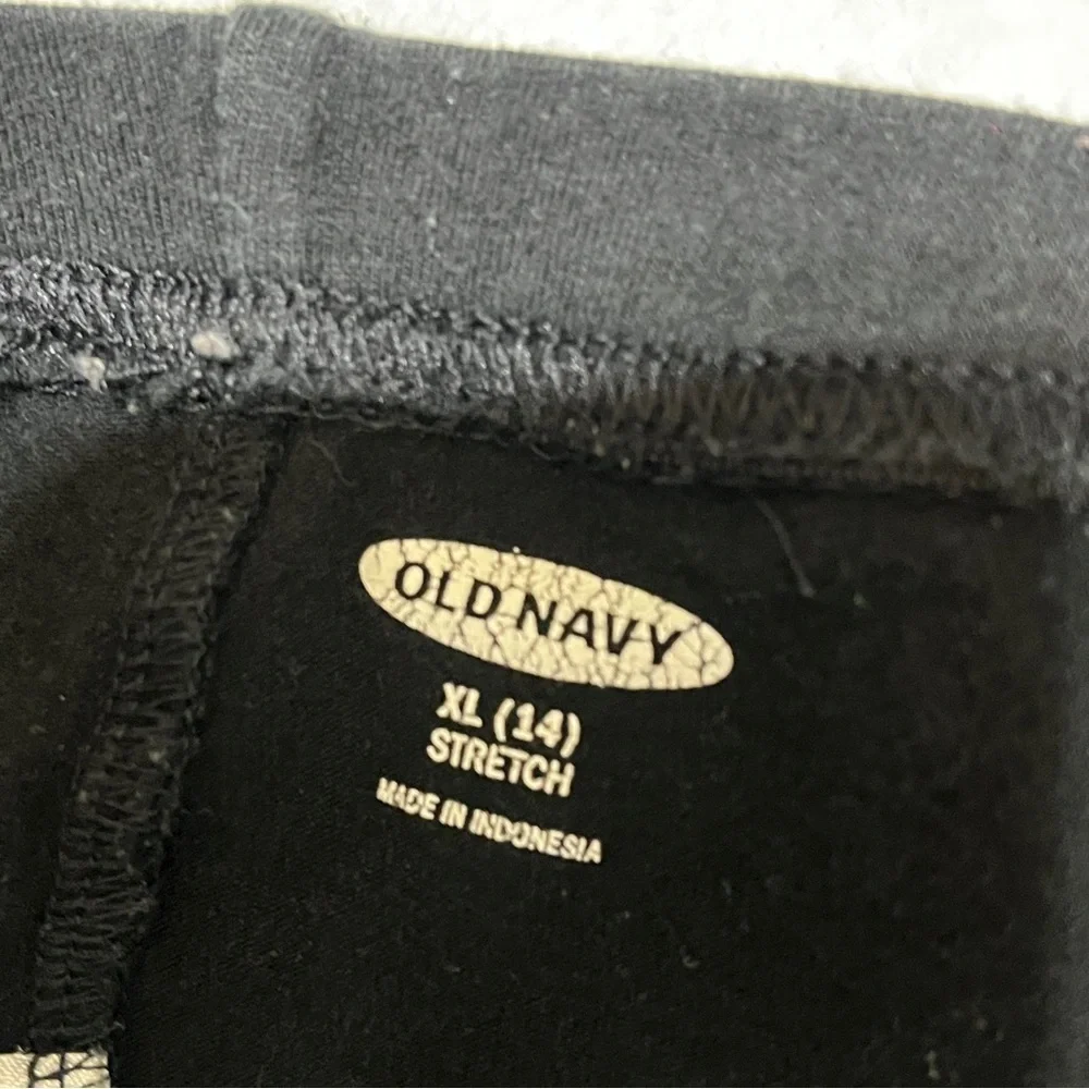 OLD NAVY Girls Size 14 Bundle – Romper, 2 Denim Bermuda Shorts & Black Leggings